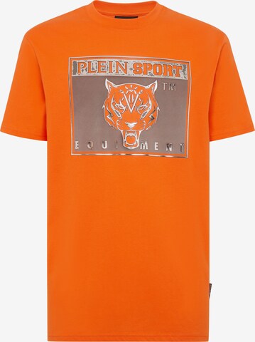 Plein Sport Shirt 'Statement' in Orange: front