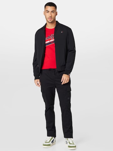 TOMMY HILFIGER Between-season jacket in Black