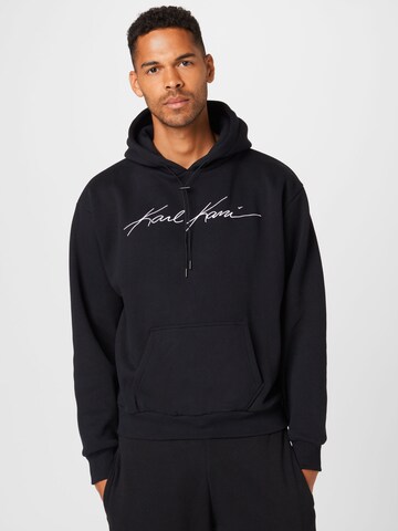 Karl Kani Sweatshirt 'Autograph' in Zwart: voorkant