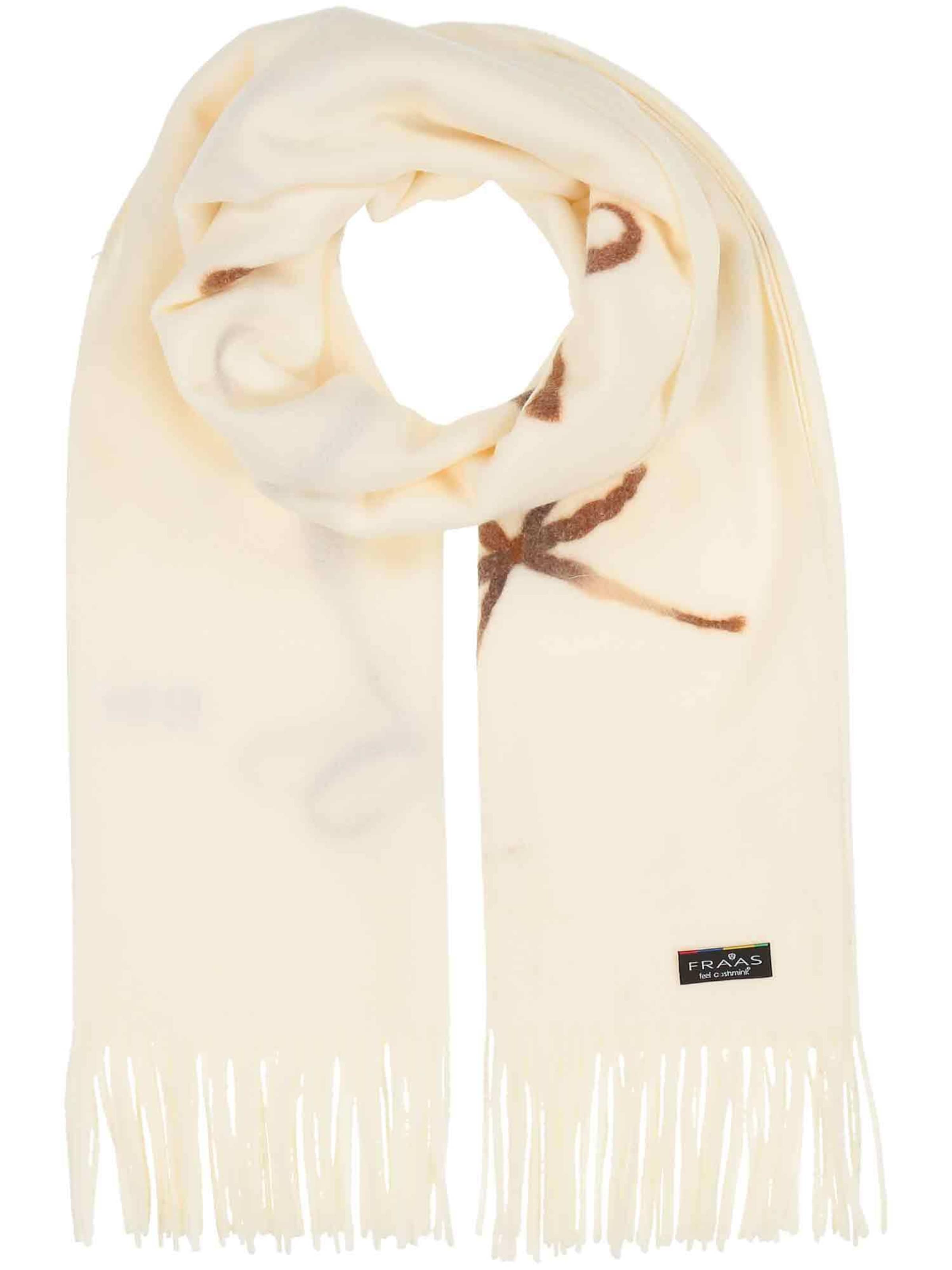 FRAAS Oversized Scarf in White: front