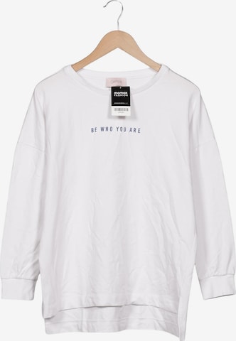 Cartoon Langarmshirt M in Weiß: Vorderseite