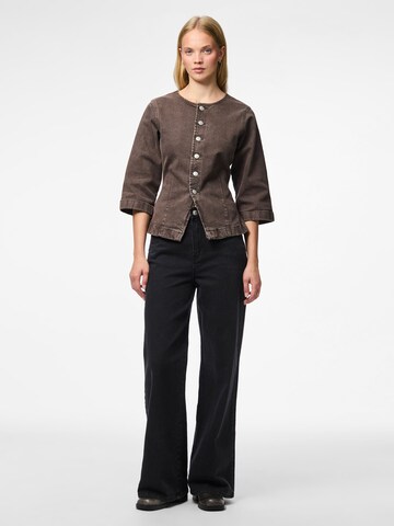 PIECES Between-season jacket 'SELMA' in Brown