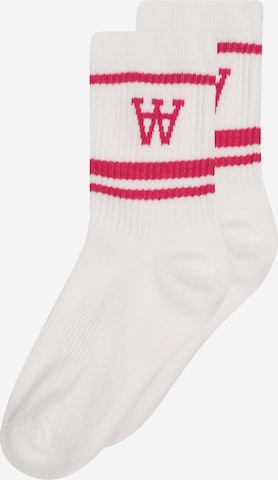 WOOD WOOD Socks in White: front