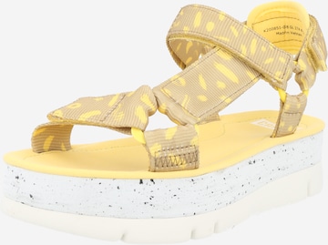 CAMPER Sandals in Yellow: front