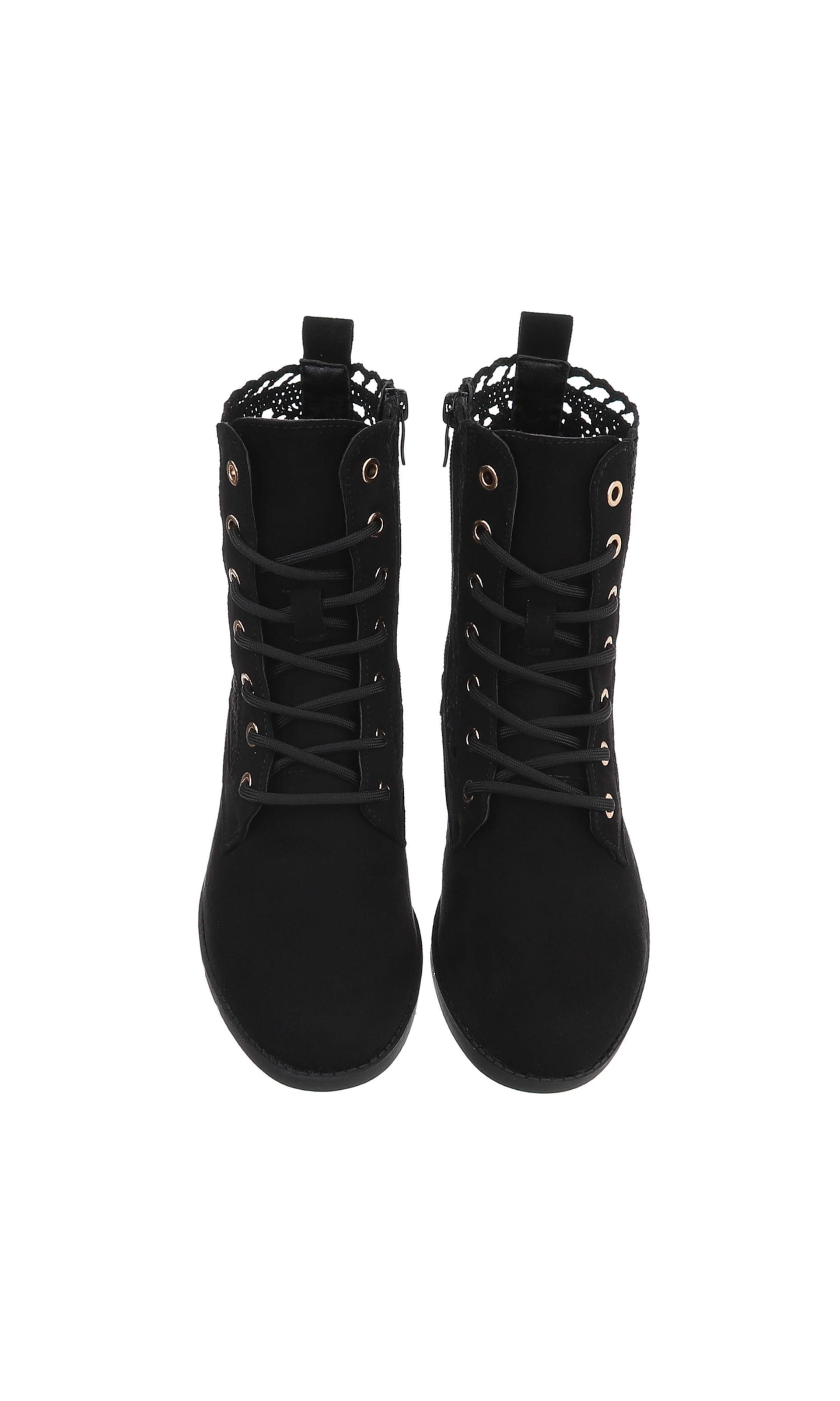 Ital-Design Stiefelette in Schwarz