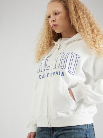 HOLLISTER Zip-Up Hoodie in White