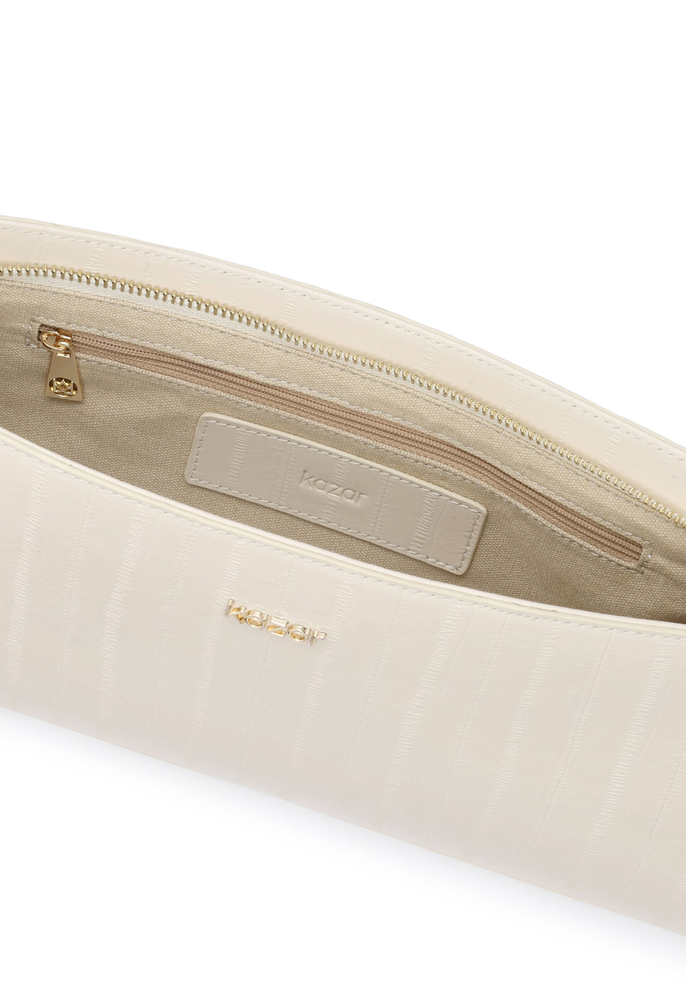 Borsa a spalla di Kazar in bianco