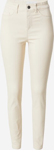 Noisy may Skinny Jeans 'CALLIE' in Beige: voorkant