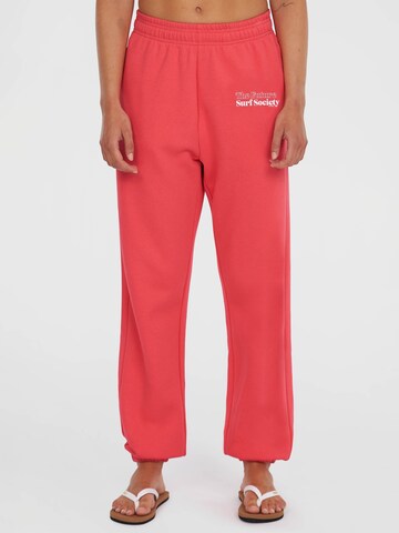 O'NEILL Tapered Trousers 'Future Surf Society' in Pink: front