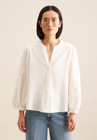 SEIDENSTICKER Tuniek 'Schwarze Rose' in Beige: voorkant