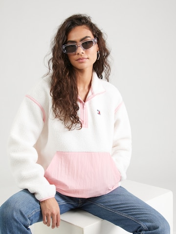 Tommy Jeans Sweatshirt i hvit: forside