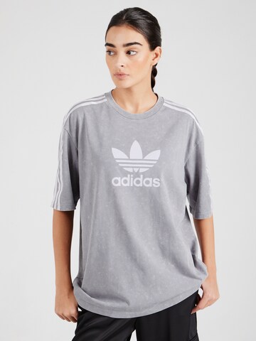 ADIDAS ORIGINALS Shirt in Grey: front