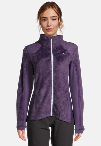 Veste en polaire fonctionnelle 'Rugna M' Schöffel en violet : devant