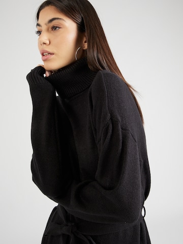 VILA Knit dress 'STRIPA' in Black