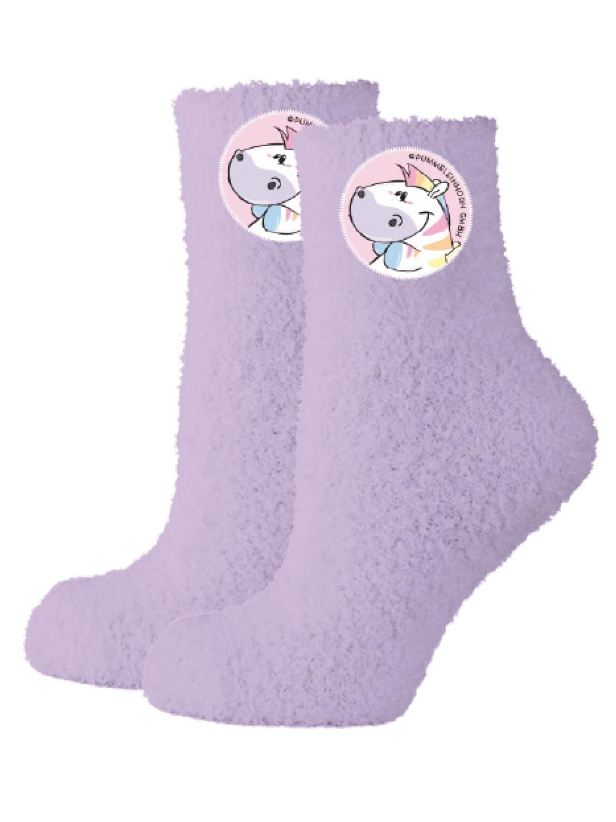 pummel & friends Socken 'Kuschelsocken Zebrasus Pummeleinhorn'‌‌‌ in Mischfarben