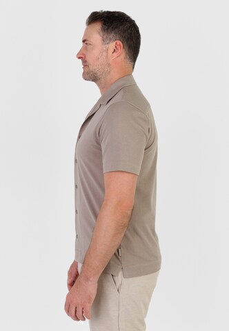 Kleinigkeit Regularny krój Koszula 'Relaxel Schulz' w kolorze szary