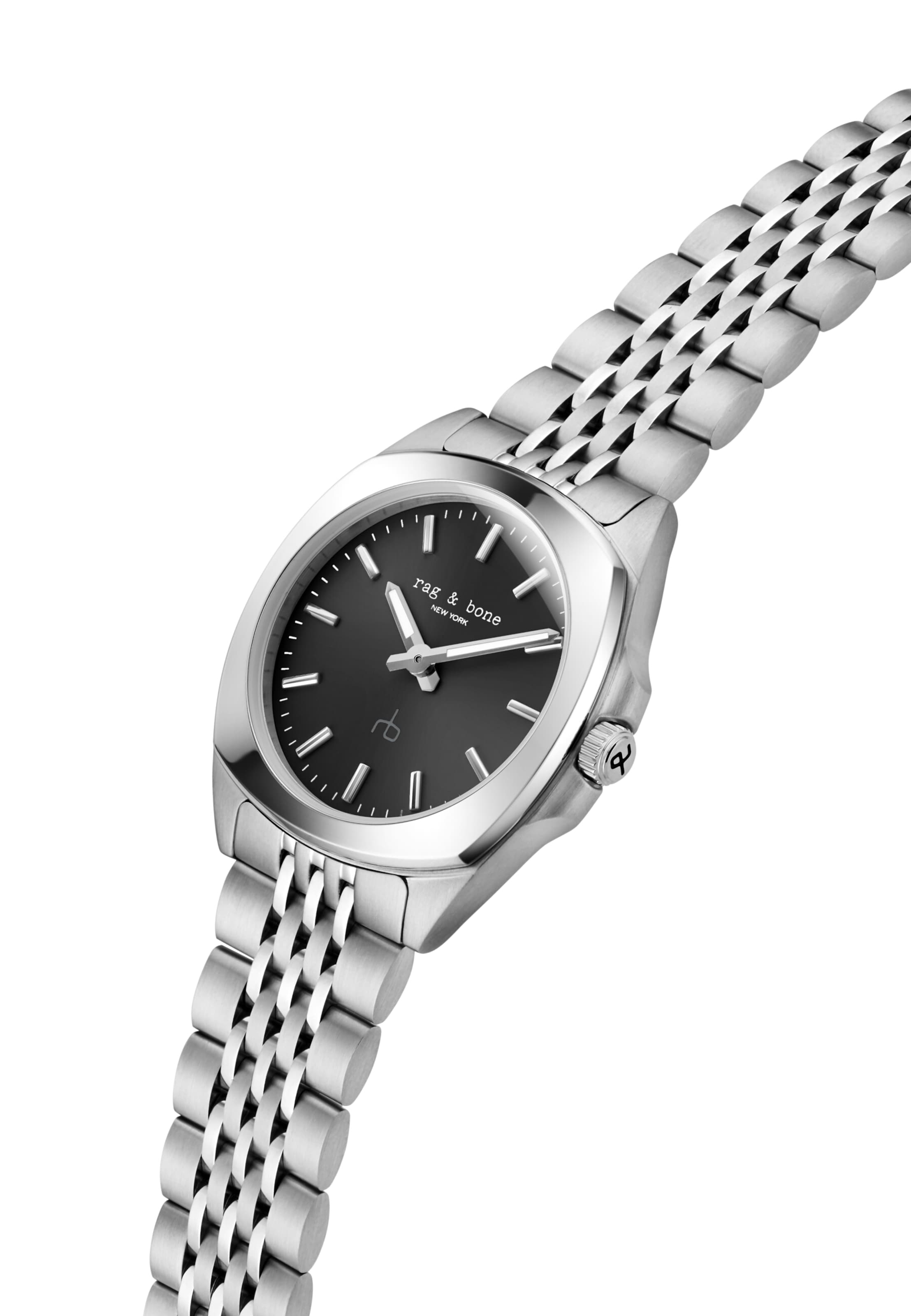 rag & bone Analog Watch ' Bleeker ' in Silver