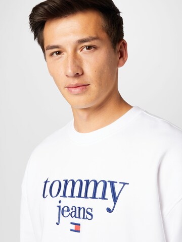 Tommy Jeans Mikina – bílá