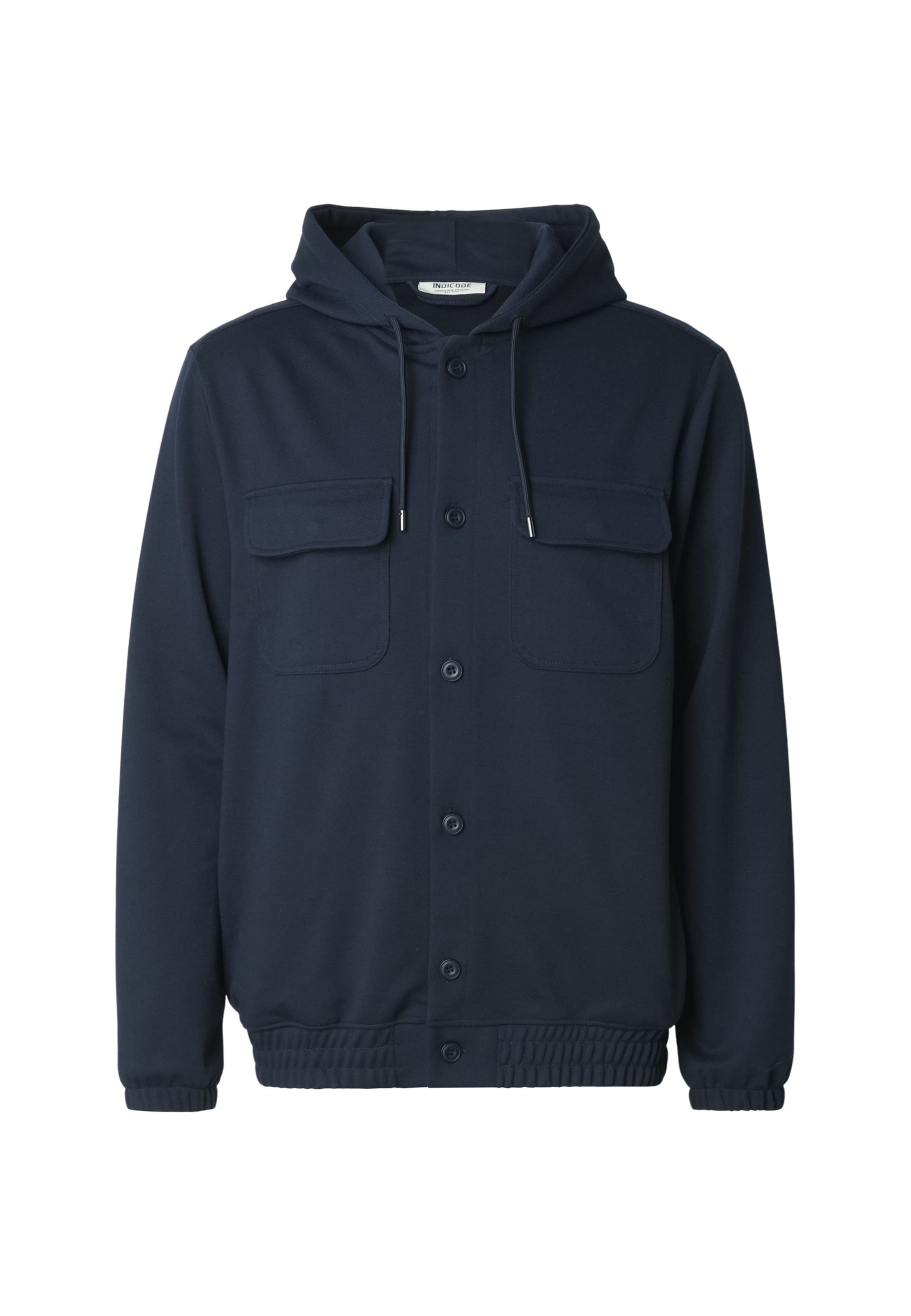 Giacca di mezza stagione 'Nello' di INDICODE JEANS in blu: frontale