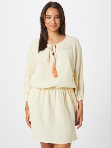 Robe 'RONNIE' Femi Stories en beige : devant