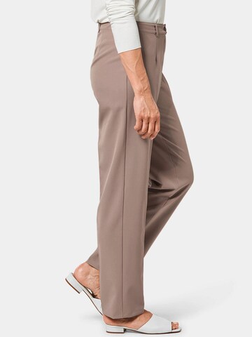 Regular Pantalon Goldner en marron