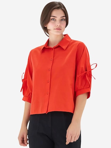 Camicia da donna di Bigdart in rosso: frontale