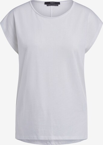 T-shirt SET en blanc : devant