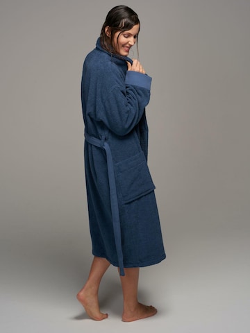 ESSENZA Long Bathrobe in Blue