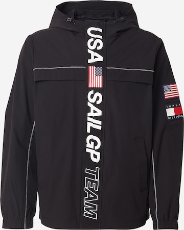 Veste mi-saison 'SAIL' TOMMY HILFIGER en noir : devant