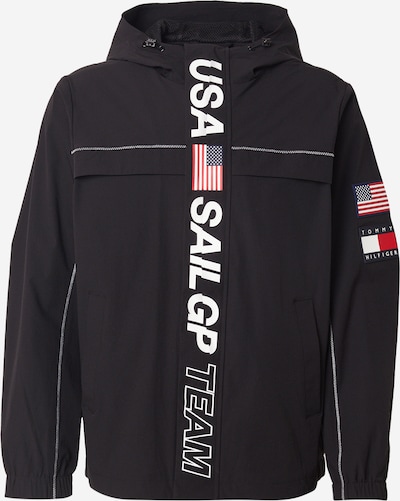 Demisezoninė striukė 'SAIL' iš TOMMY HILFIGER, spalva – tamsiai mėlyna / raudona / juoda / balta, Prekių apžvalga