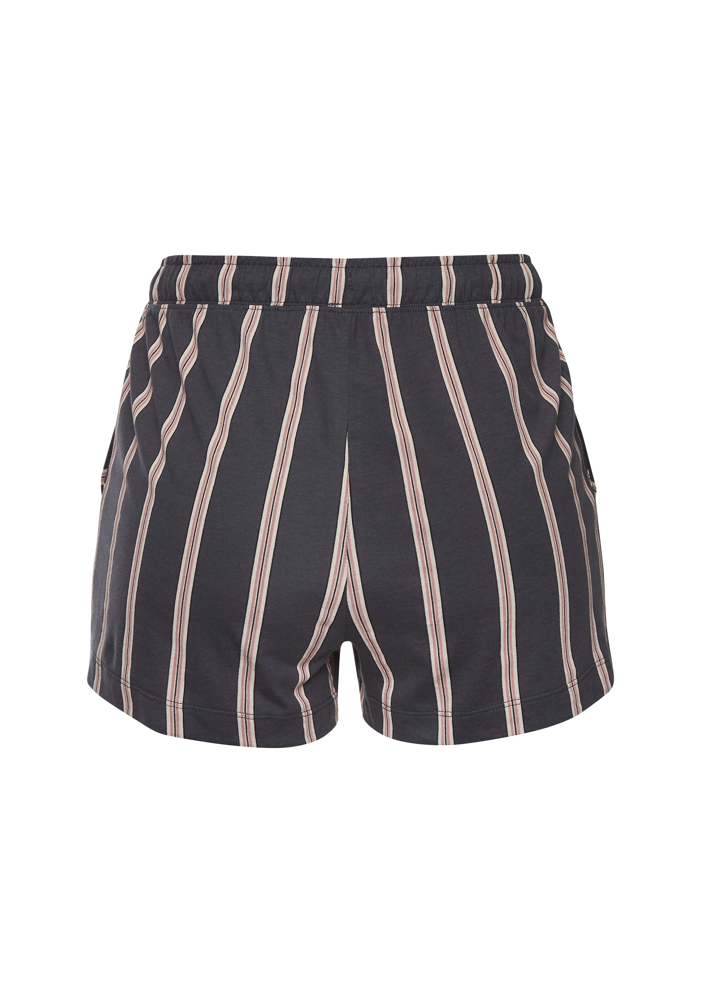 LASCANA Short Pajama Set in Grey