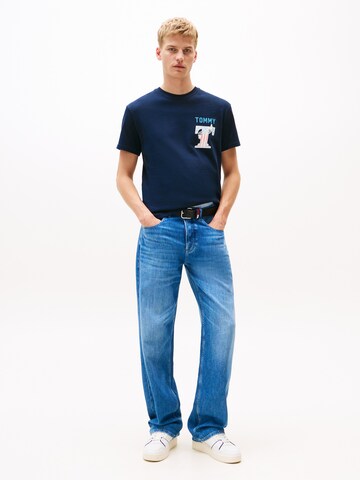 Tommy Jeans Shirt 'USA' in Blauw