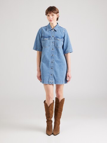 VERO MODA Shirt dress in Blue: front