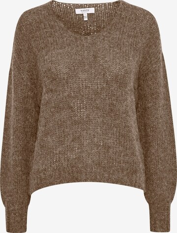 b.young Sweater in Brown: front