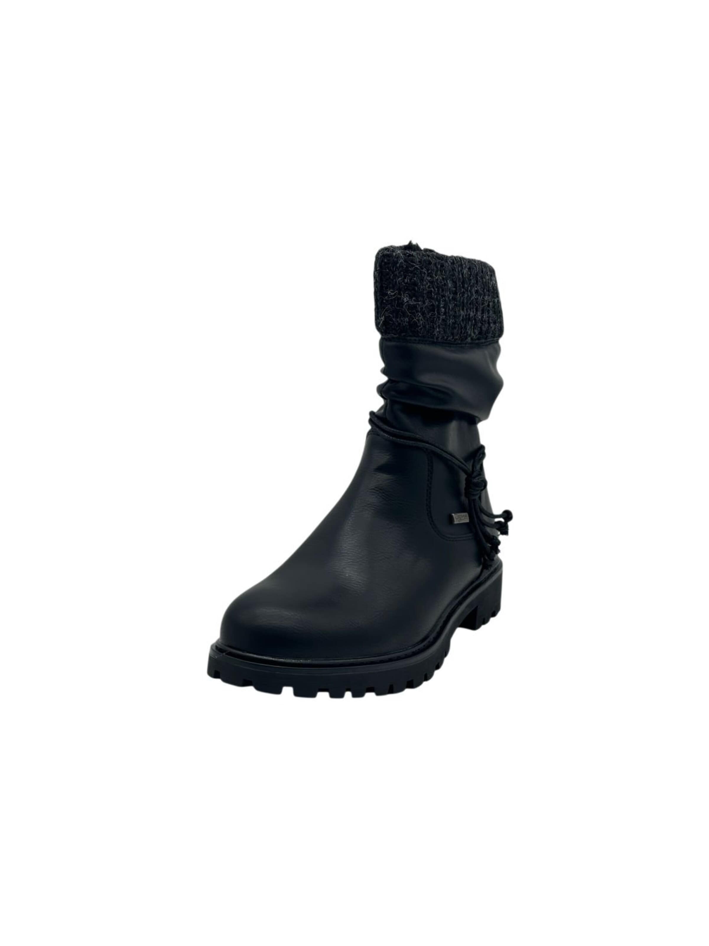 Nowaland Booties 'Damen gefütterte Winterstiefeletten' in Black: front