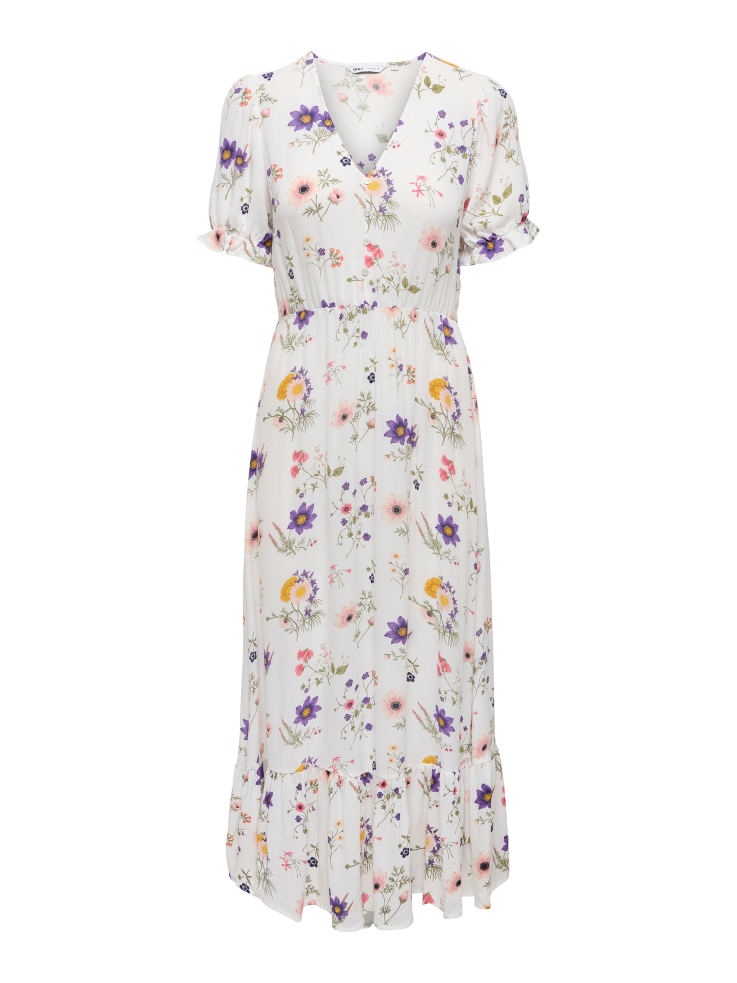 ONLY - Vestido de verano 'ONLCHIANTI' en blanco: frente