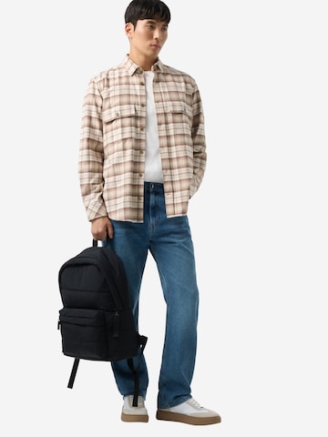 BOGNER Comfort fit Button Up Shirt 'Heiko' in Brown