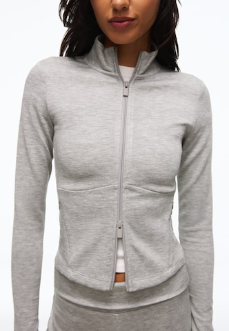 Giacca di felpa di Bershka in grigio