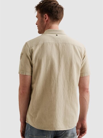 Coupe regular Chemise 'Shirt with short sleeves in cotton/linen' PME Legend en vert