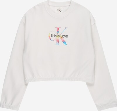 Calvin Klein Jeans Sweatshirt in mischfarben / weiß, Produktansicht