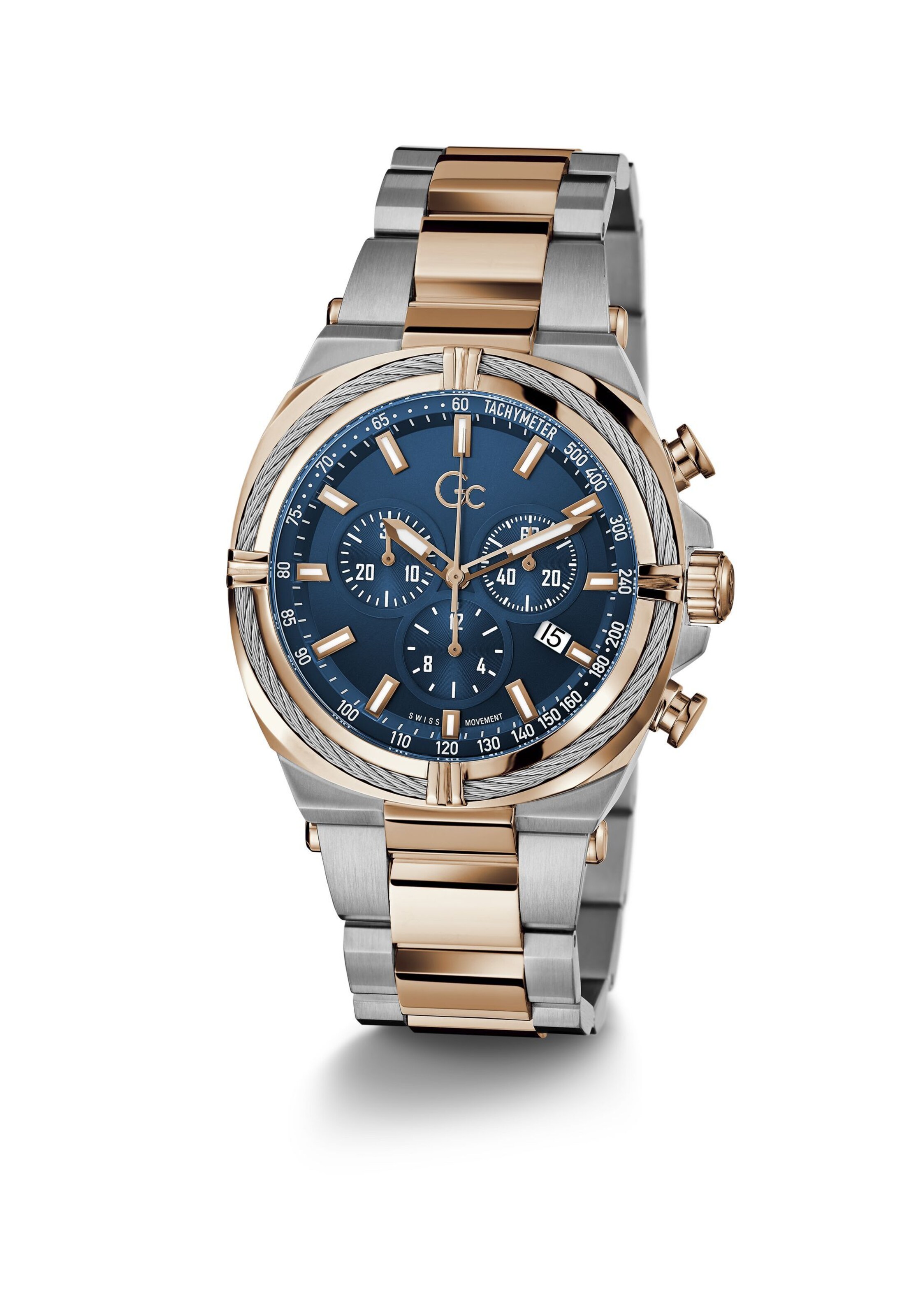 Orologio analogico 'IronClass' di Gc in argento