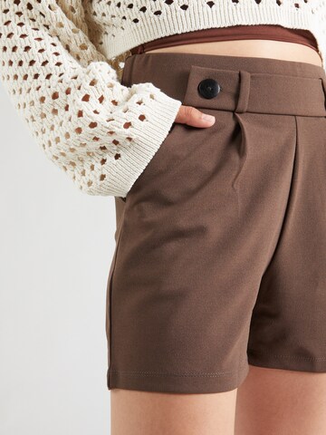 JDY Regular Pleat-front trousers 'JDYGEGGO' in Brown