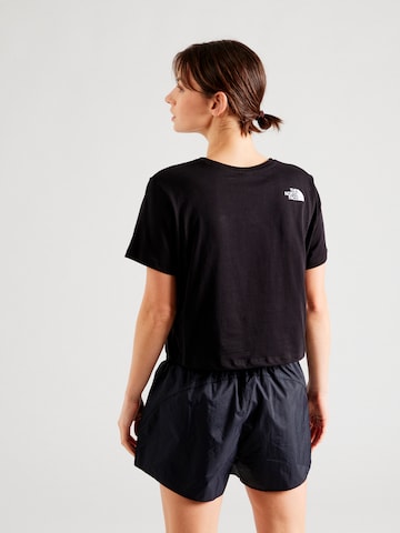 THE NORTH FACE T-shirt i svart