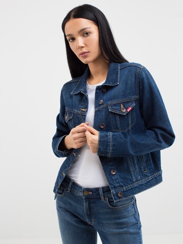 BIG STAR Between-Season Jacket 'JOSEPHINE' in Blue: front