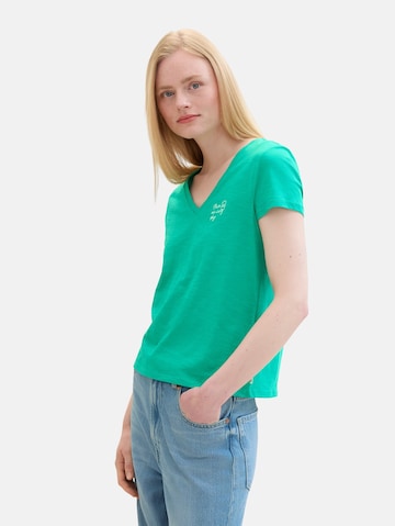 T-shirt TOM TAILOR DENIM en vert