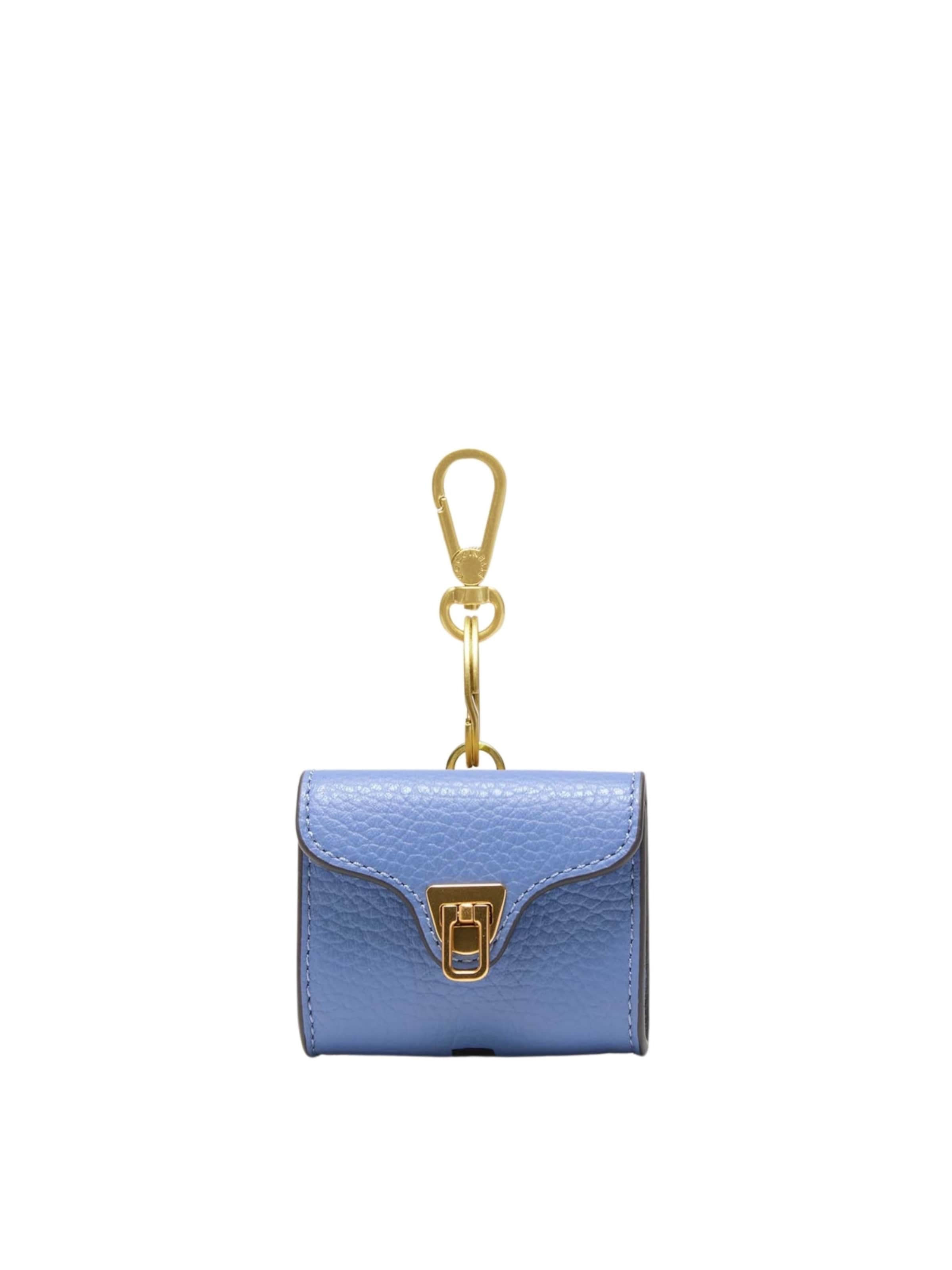Coccinelle Clutch 'COCCINELLE BEAT' in Blue: front