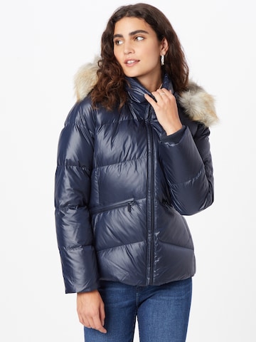 Calvin Klein Winterjas in Blauw: voorkant