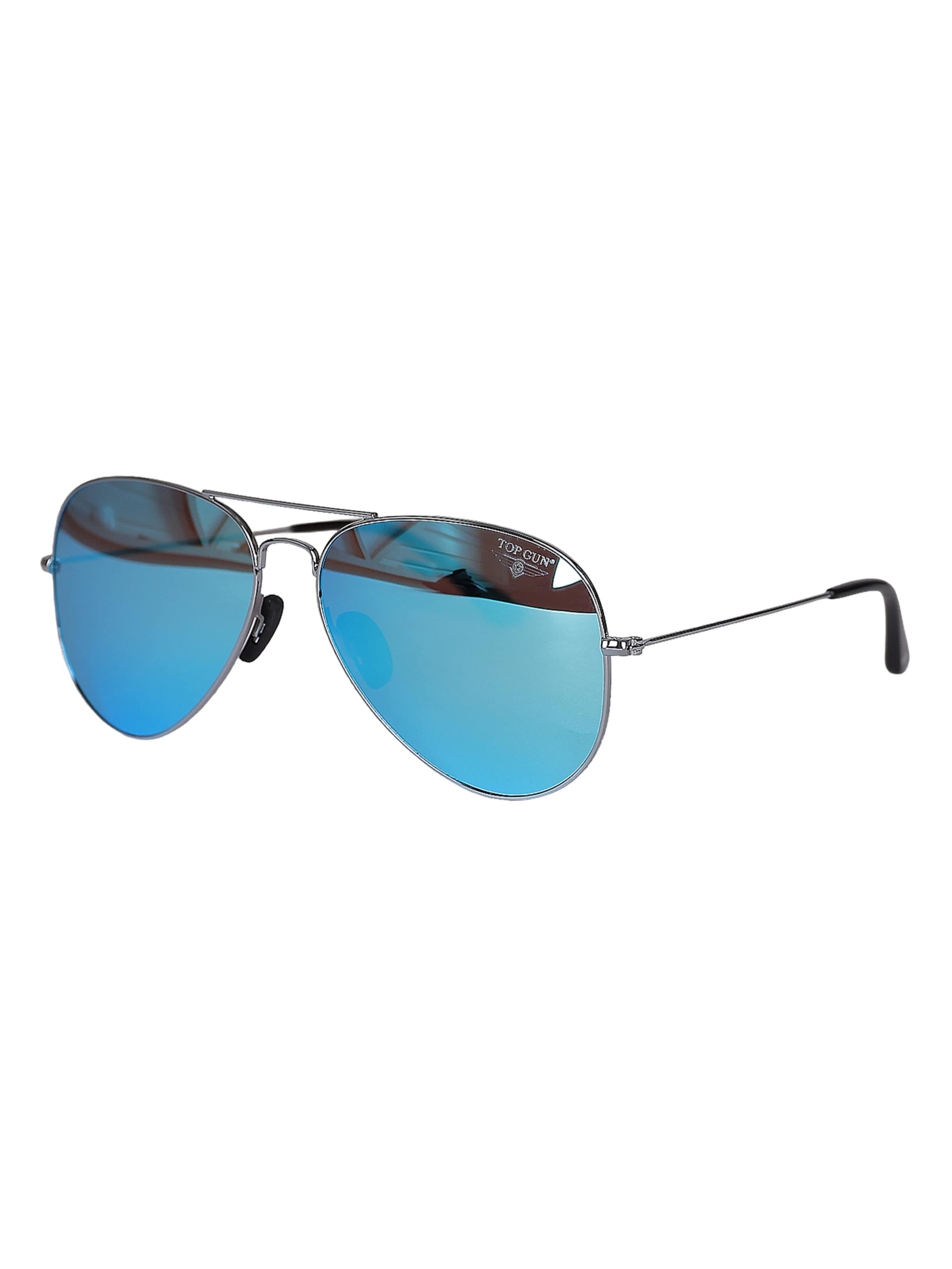 TOP GUN Sunglasses in Silver: front