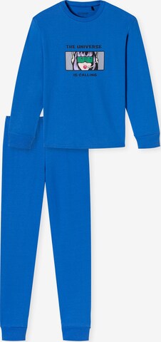 SCHIESSER Nachtkledij ' Teens Nightwear ' in Blauw: voorkant