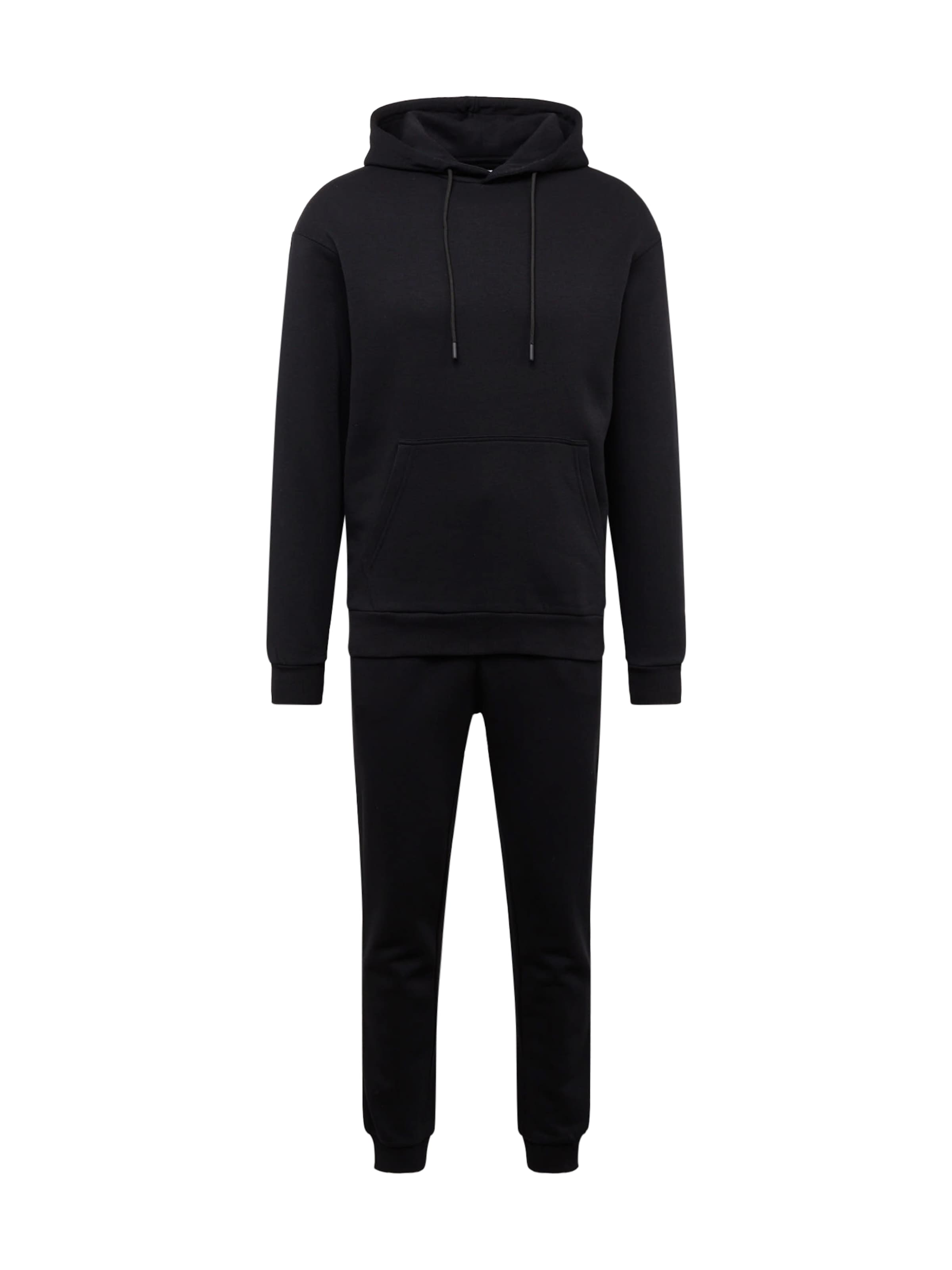 Trening 'JJEBradley' de la JACK & JONES pe negru: față